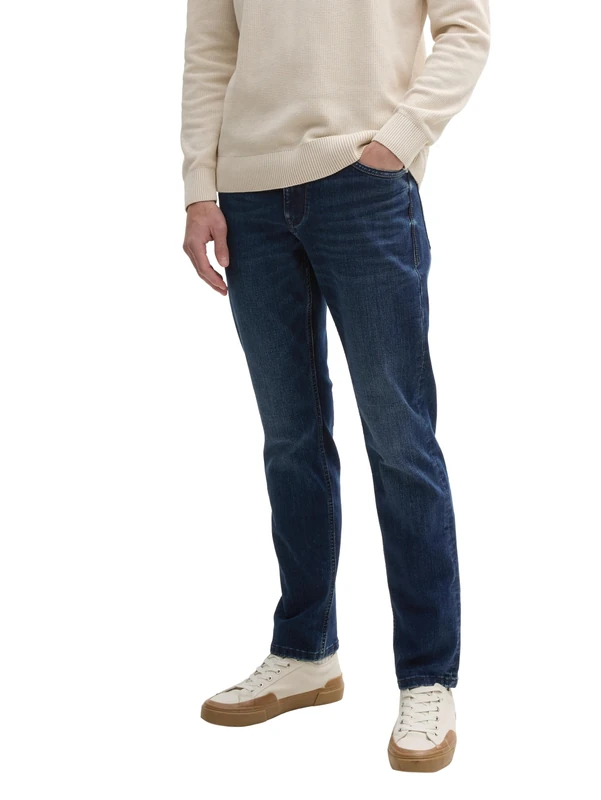 TOM TAILOR Men's Josh Regular Slim Jeans, 10173 – Dark Stone Blue Black Denim, 28 W/ 30 L
