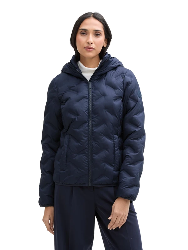 TOM TAILOR Women's Jacket, 10668 - Sky Captain Blue, L