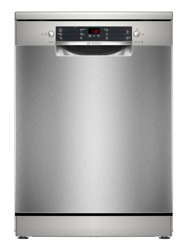 Bosch SMS26AI08G Series 2, Free-standing dishwasher 60 cm silver inox