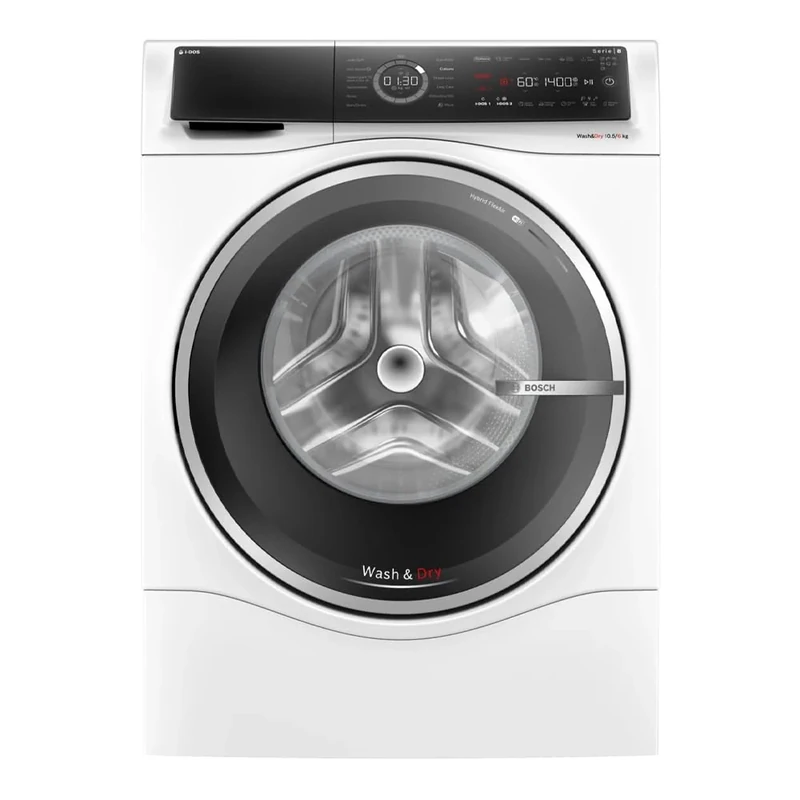 Bosch WNC25410GB Series 8, Free-standing Washer dryer 10.5/6 kg 1400 rpm