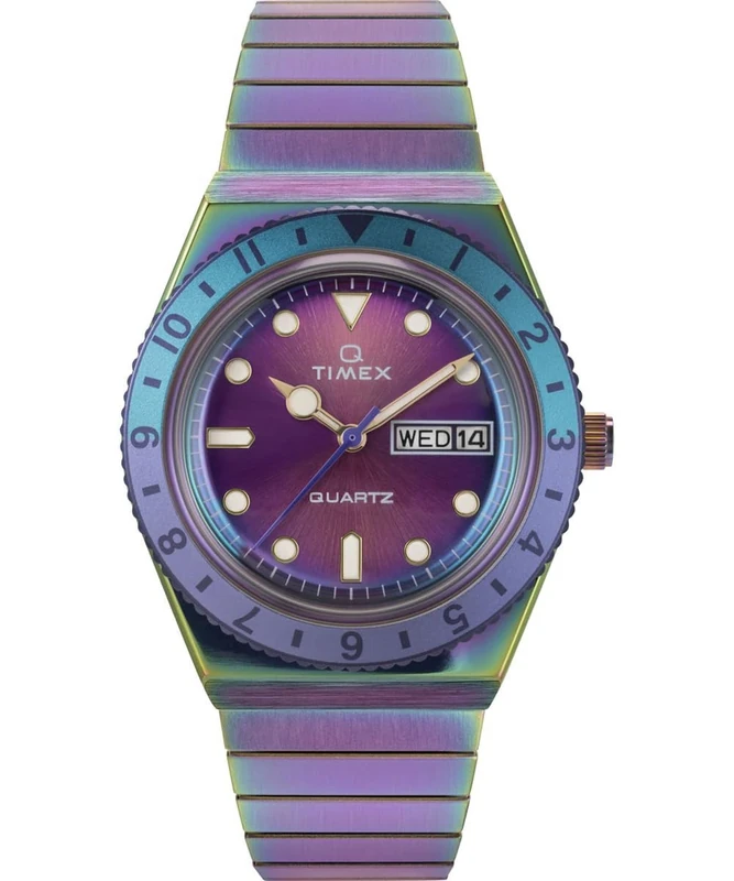 Timex Women's Analogue Quartz Watch with a Stainless Steel Strap Q Reissue