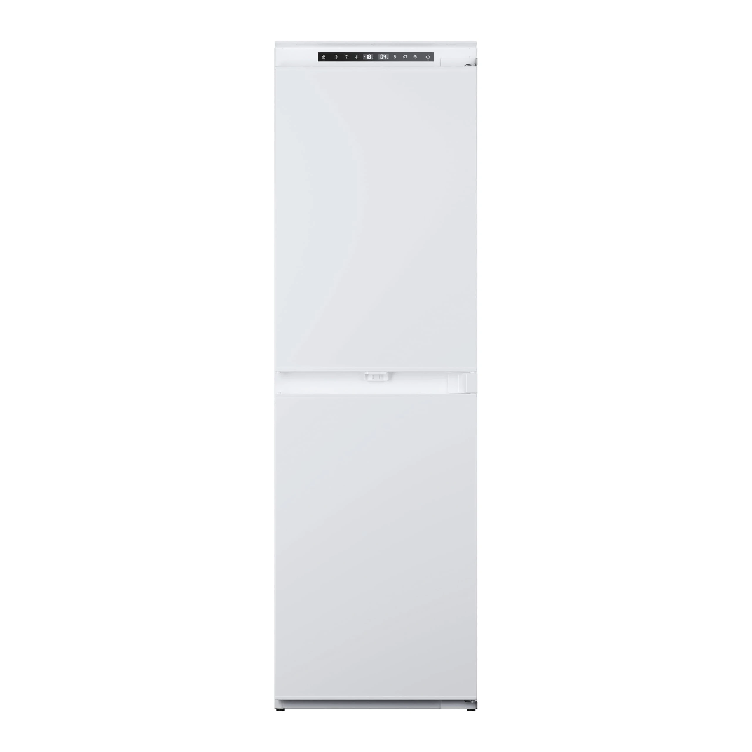 Haier HB50T618FMK Integrated Frost Free Fridge Freezer 242L Total Capacity, 50:50 split, White, E Rated