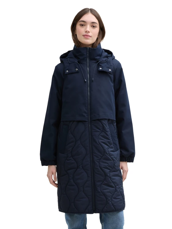 TOM TAILOR Denim Women's 1044456 Jacket, 10668-Sky Captain Blue, S