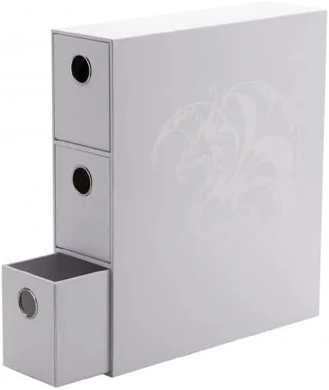 Arcane Tinmen ApS ART33701 Dragon Shield: Fortress Card Dravers - White, White/Opulent Garden