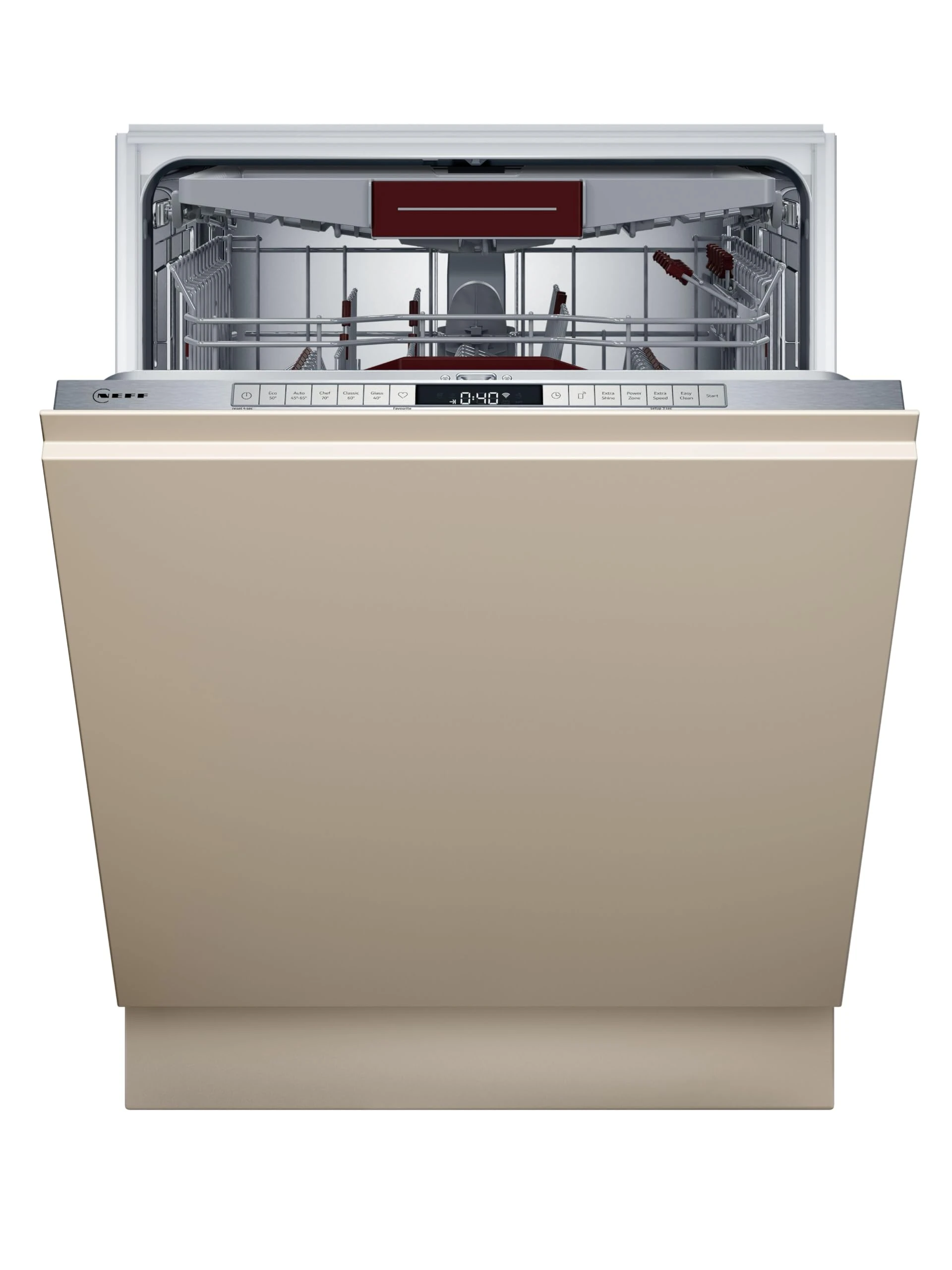 Neff S187ZCX03G N 70, Built-in Fully-integrated dishwasher 60 cm