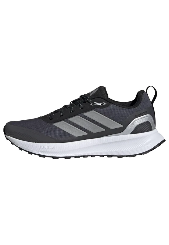 adidas Women's RUNFALCON 5 TR Running Shoes, Core Black/Silver Metallic/Carbon, 3.5 UK