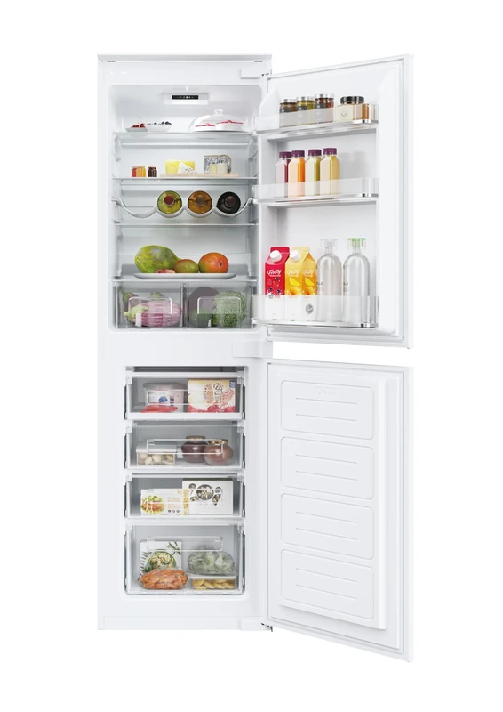 Hoover HOB50S518EK Integrated Static Fridge Freezer 233L Total Capacity, 50:50 split, White, E Rated