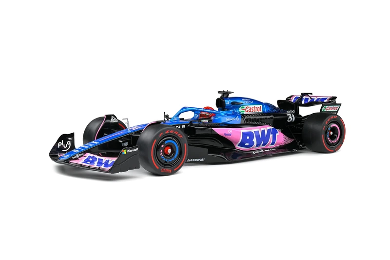 Solido 1:18 Alpine A523 Blue E.OCON Monaco GP 2023 Die-cast Model