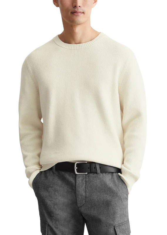 Marc O'Polo Men's Jumper, Beige, S