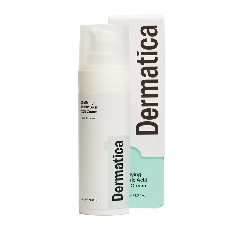 Dermatica Clarifying Azelaic Acid 12% Cream | Lightweight and Fragrance Free Skincare | Gentle and Effective for all Skin Types