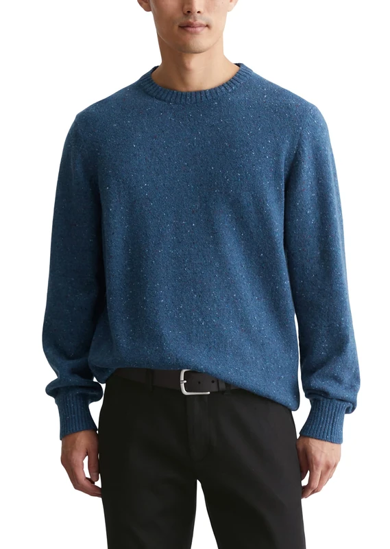 Marc OPolo Men's Knitted Jumper with Crew Neck, Soft, 883, M