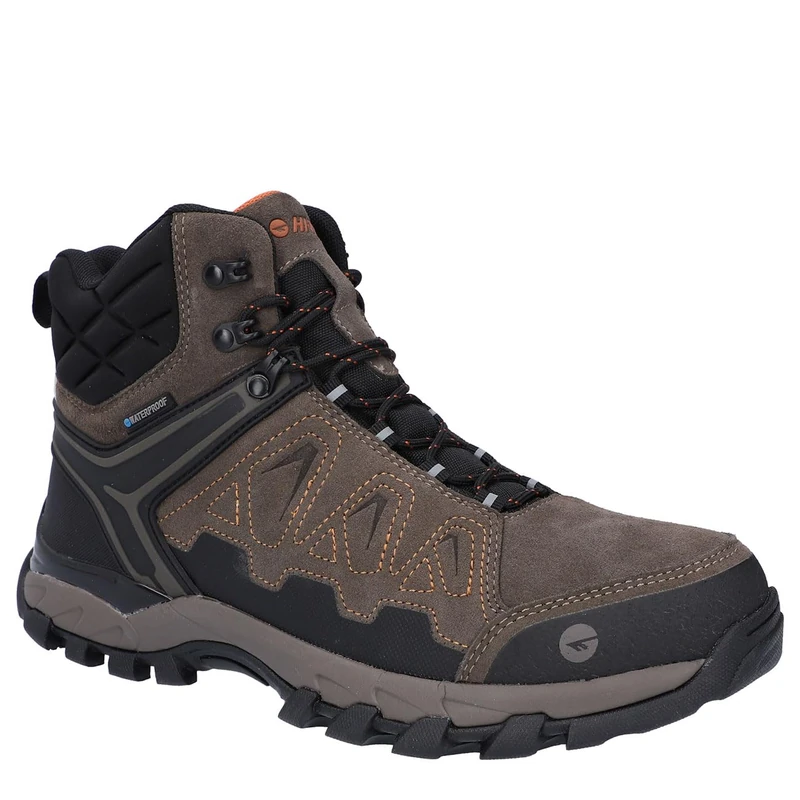 Hi-Tec Male V-Lite Explorer WP Hiking Boots, Brown, 11