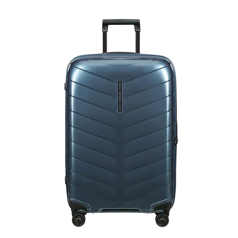 Samsonite Attrix - Spinner M, Suitcase, 69 cm, 73 l, Blue (Steel Blue)