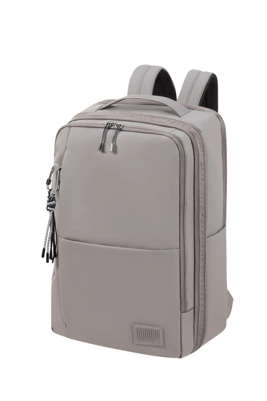Samsonite Wander Last - easyJet Cabin Bag (44 x 30 x 16.5/21.5 cm - 26/29 L - 1.30 kg) - Underseat Carry-On Luggage, Airplane Backpack M, Underseat - Pink (Ash Rose) - Image 1