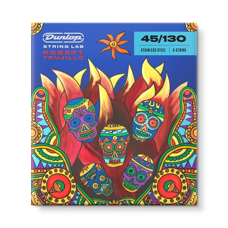 Jim Dunlop String Lab Series Robert Trujillo Stainless Steel Bass Strings 45-130