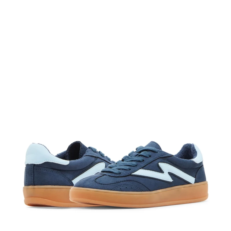 Madden Girl Women's Giia Sneaker, Navy Multi, 6.5 UK