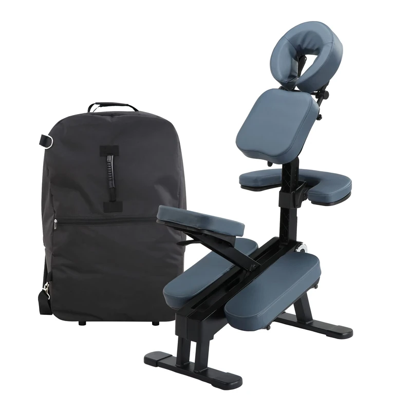 Master Massage Gymlane Portable Massage Chair-Ergonomically Designed with 5cm Foam Cushioning, Multiple Configurations, Supports up to 272kg
