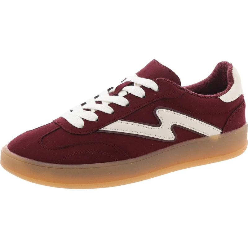 Madden Girl Women's Giia Sneaker, Burgundy Multi, 6 UK