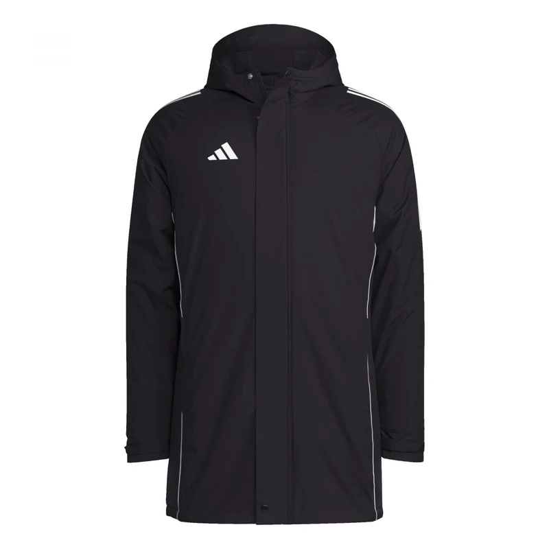 adidas Men's Tiro24 Stadium Parka Coat, black/white, XL
