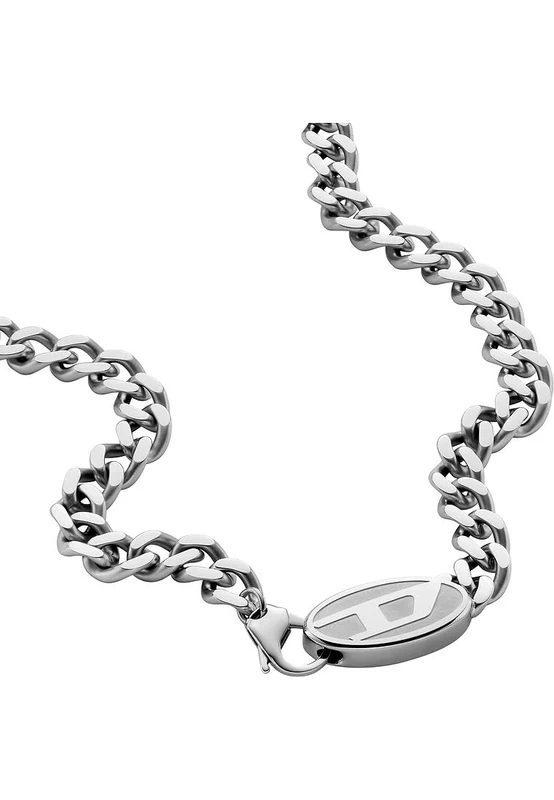 Diesel Men's Stainless Steel with lobster clasp closure Chain necklace