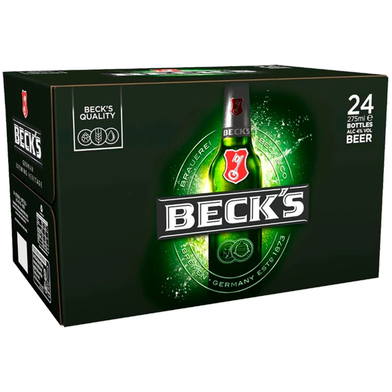 Beck's Beer Bottle, 24x275ml