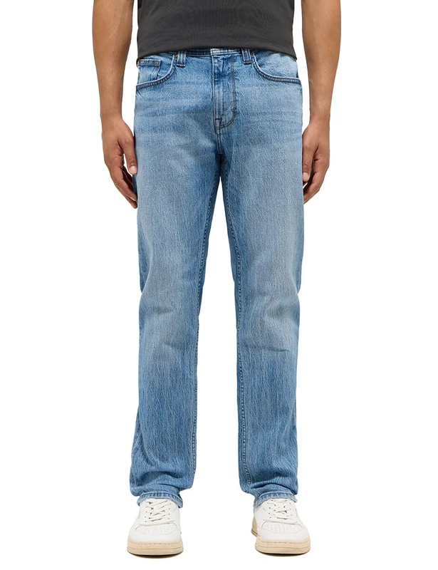 MUSTANG Men's Style Orlando Slim Jeans, Medium Blue 303, 30 W/32 L