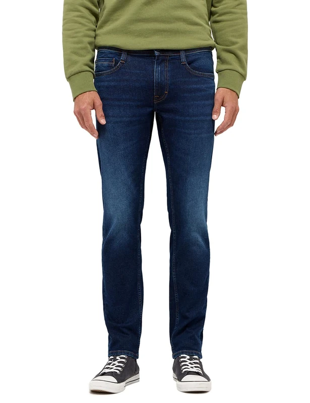 MUSTANG Men's Style Oregon Slim Jeans, Blue, 36 W/36 L