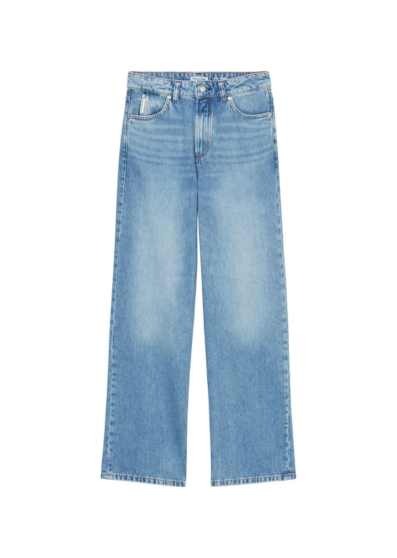 Marc OߴPolo Denim Women's Wide Leg Organic Cotton Jeans, Blue (Light Blue Multi 21), W34/L34