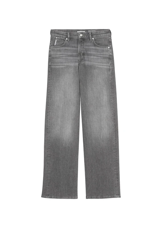 Marc OߴPolo Denim Women's High Waist Wide Leg Jeans, Grey (Dark Grey Multi 20), W34/L32