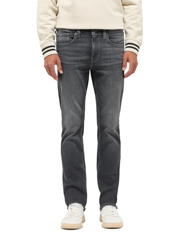 MUSTANG Men's Style Orlando Slim Jeans, Gray, 35 W/30 L