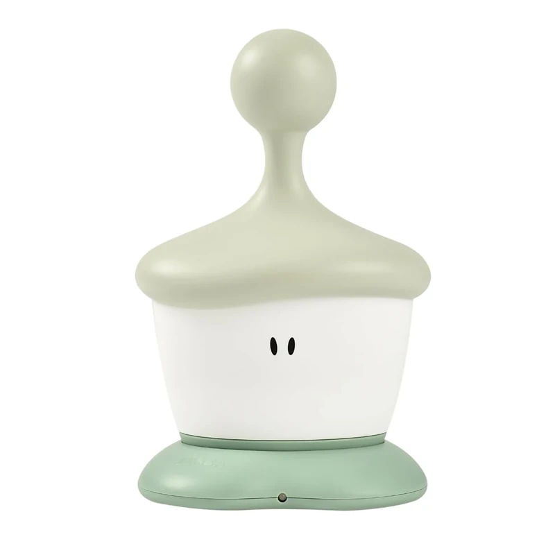 Baby and Kid Night Light - Rechargeable - Wireless & Portable - 2 Soft Warm Light Levels - Led Lamp - Cry Sensor - Automatic Off - Ergonomic - Long Battery Life - Pixie Stick Sage Green