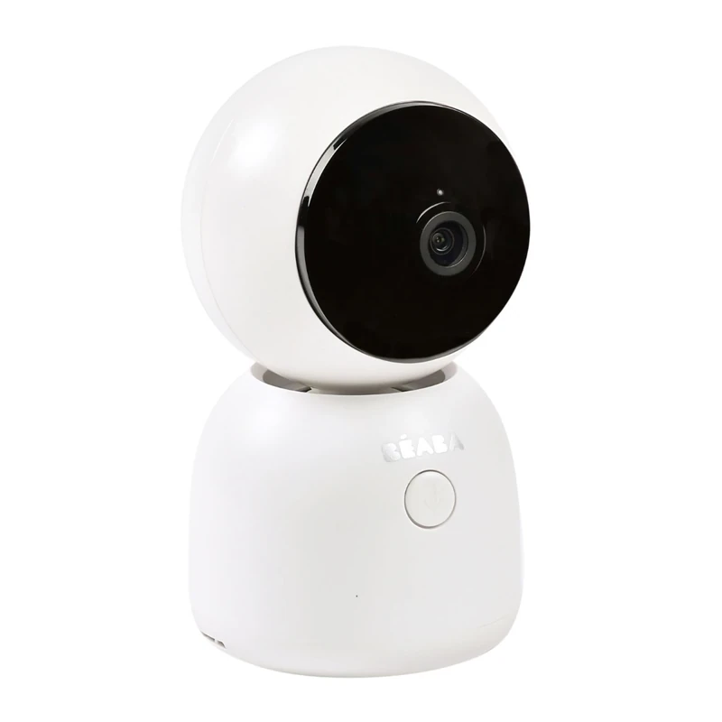 Béaba, Additional Baby Video Camera, 360° Camera, Night Vision, Mobile App, Walkie Talkie, Lullabies, Thermometer and Humidity Control, Multiple Monitoring, Zen Night Light White