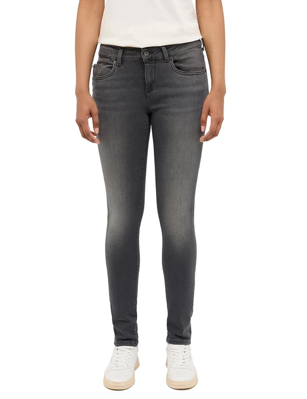 MUSTANG Women's Style Quincy Skinny Jeans, Dark Grey 682, 33W x 32L