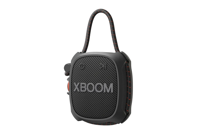 LG XBOOM Bluetooth speaker, Mini Portable Bluetooth Speaker with Rugged Design, DXG2TBK