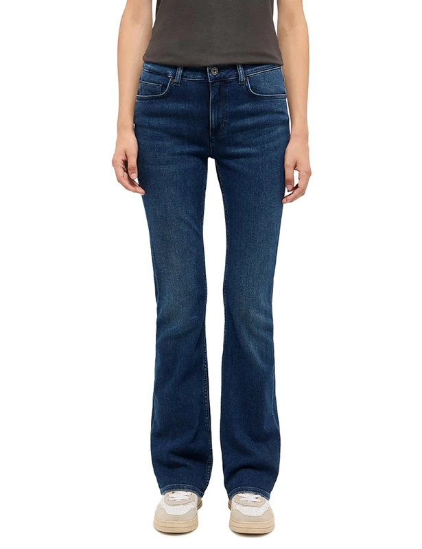 MUSTANG Shelby Women's Jeans Trousers Style Slim Boot, mid-Blue, 33W x 32L