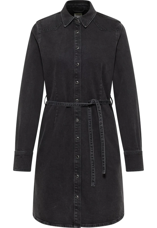 MUSTANG Women's Style Ravenna Dress, Jet Black 804, 14
