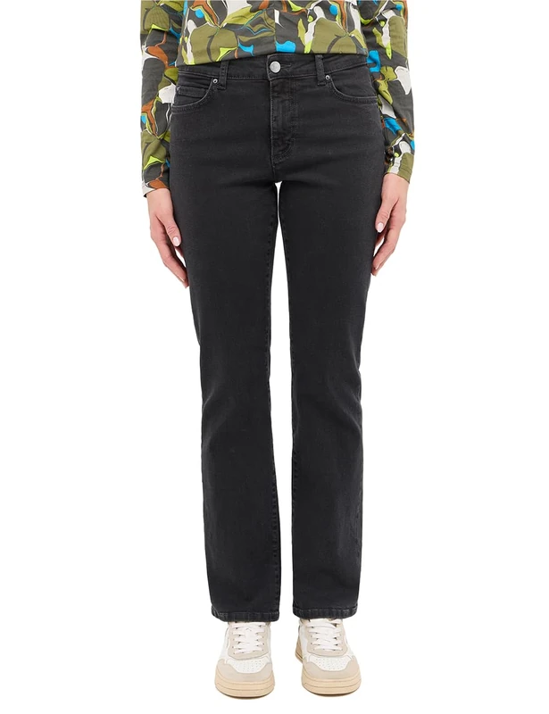 MUSTANG Women's Jeans Trousers Style Crosby Relaxed Straight, Black, 40W x 32L