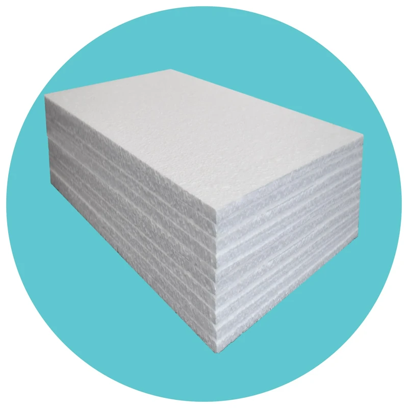 Triplast Expanded Polystyrene Foam Sheets EPS 70 (100 Sheets, 600 x 400 x 10mm Each) - BBA Certified Wall & Floor Insulation Board - Box Lining & Packaging Foam Board - White Blocks for DIY Projects