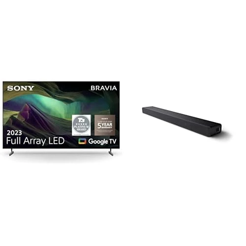 Sony BRAVIA, KD-55X85L, 55 Inch, Full Array LED, Smart TV, 4K HDR, Google TV, ECO PACK, BRAVIA CORE, Seamless Edge Design HT-A3000 3.1 channel Dolby Atmos® Soundbar