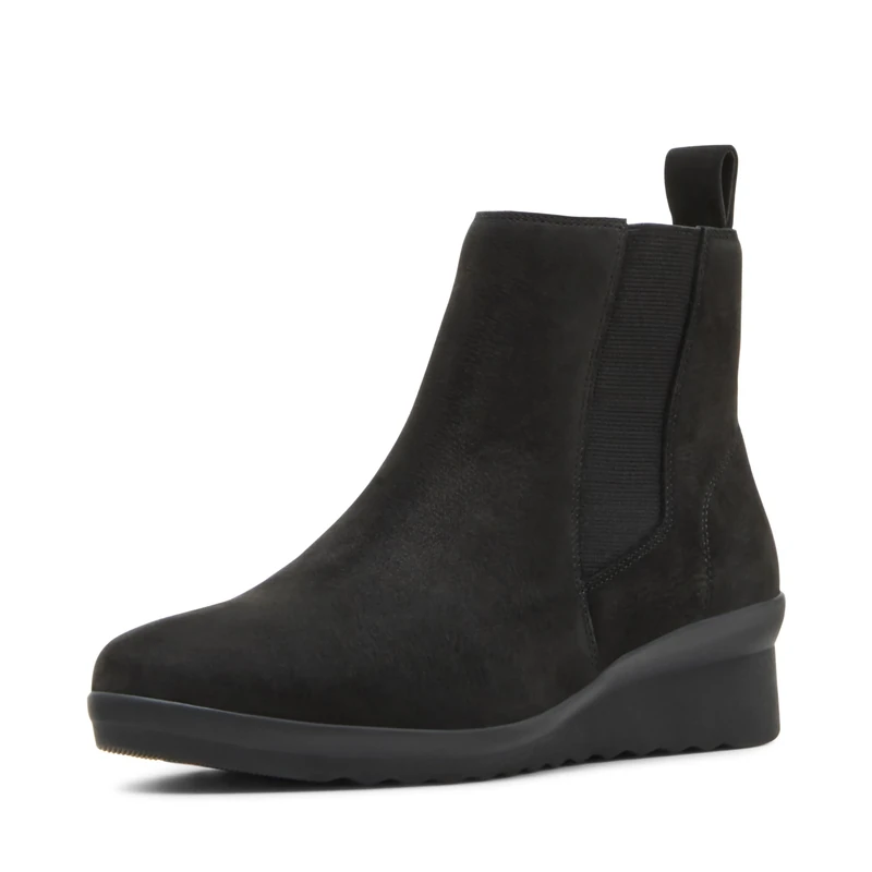 Blondo Shaya Ankle Boot - Waterproof Nubuck, Wedge Heel, 4 UK