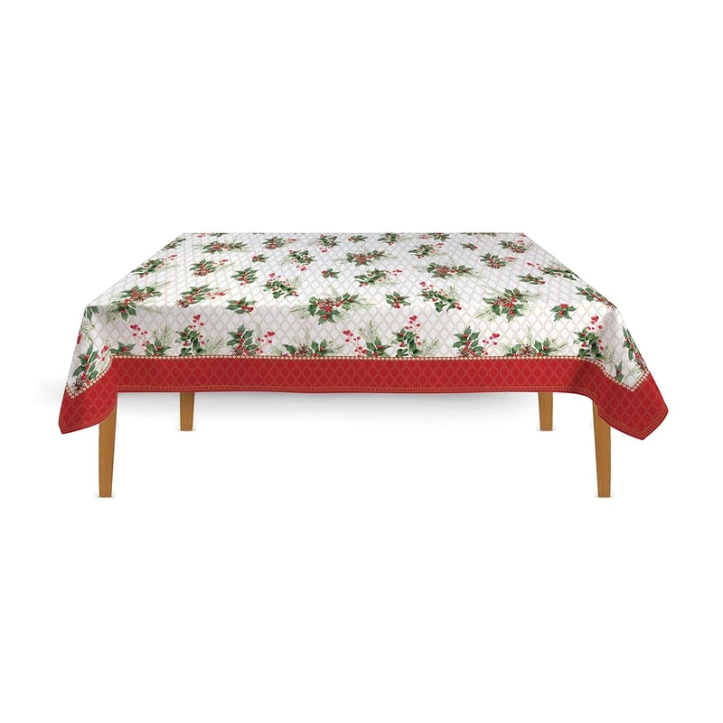 Easy Life 100% Cotton Tablecloth, 145 x 250 cm, 12 People