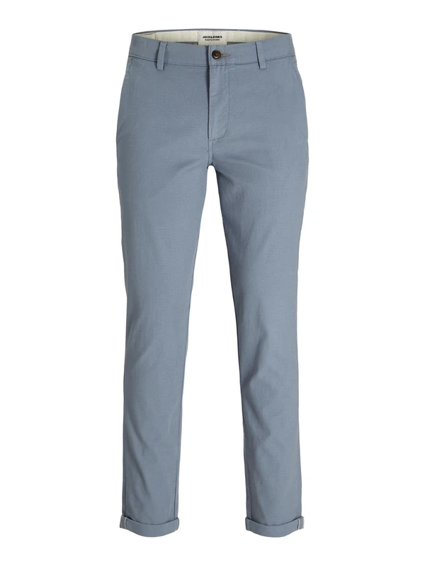 JACK & JONES Mens Jpstmarco Jjfury Ana Noos Chino Trousers, Blue Mirage, 33W / 32L UK - Image 1