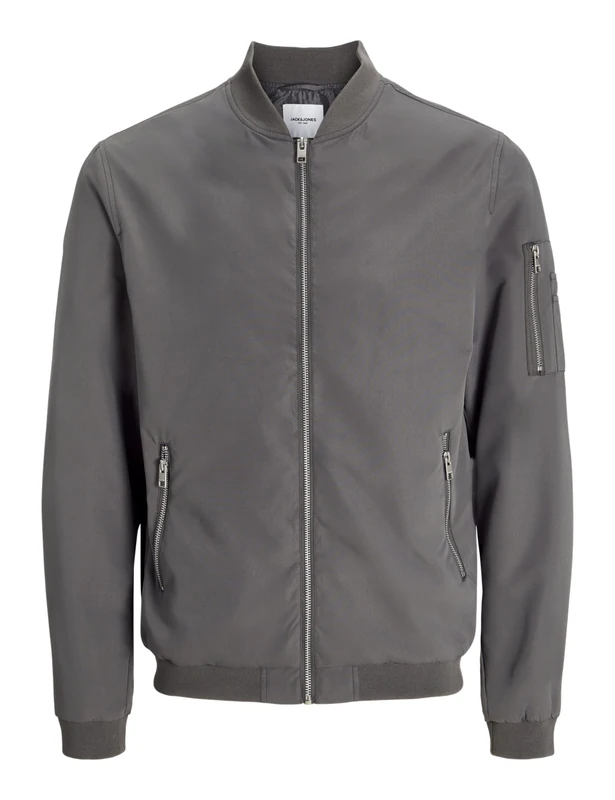 JACK&JONES PLUS Men's Jjerush Bomber Noos Pls Bomber Jacket, castlerock, 5XL