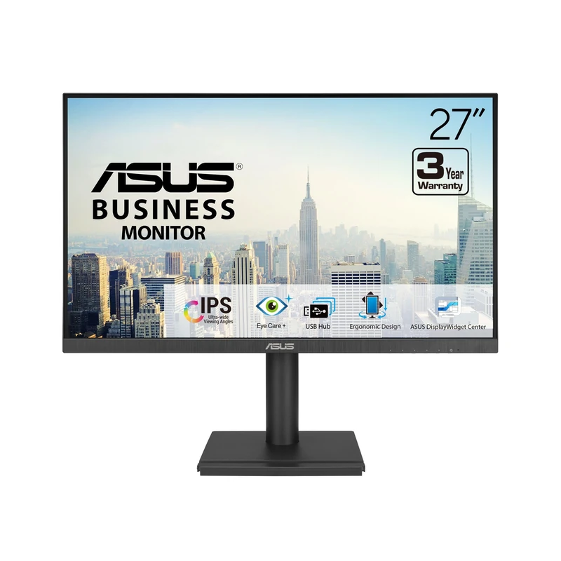 ASUS VA27DQFS 27" Full HD IPS 100 Hz 1ms Height Adjustable Monitor with Speakers