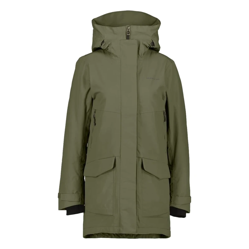 Didriksons Women's Frida 7 Parka, Black, 16 UK