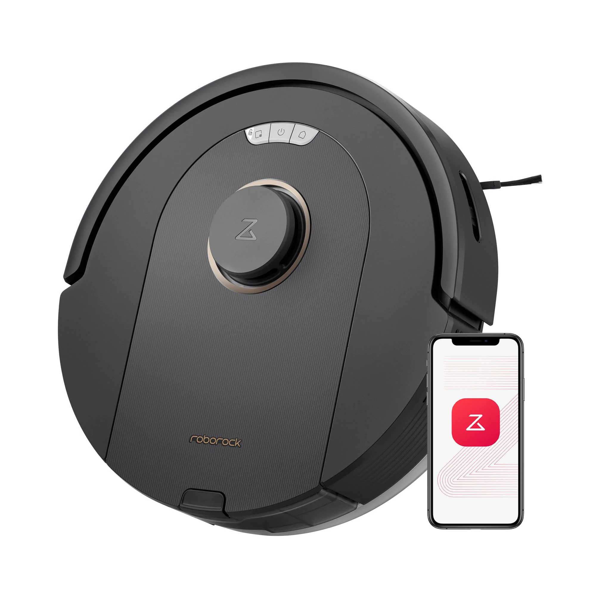 roborock Q5 Pro Robot Vacuum Cleaner, 5500Pa Suction, DuoRoller Brush, LiDAR Navigation, Robotic Vacuum Cleaner with 240 min Runtime, Smart No-Go Zone, Perfect for Pet Hair