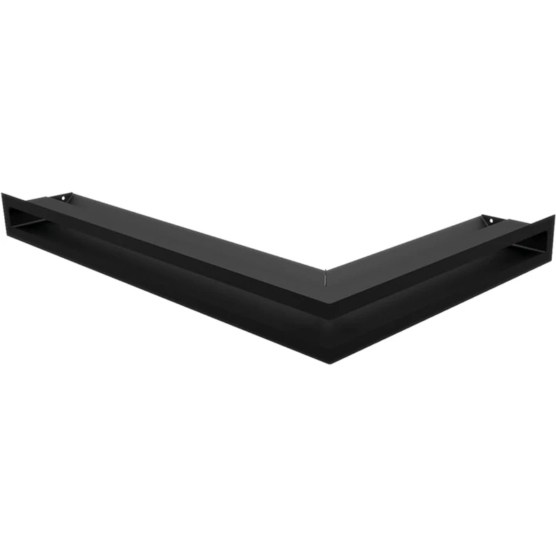 Fireplace Grille Corner Air SF Left Black 60 x 40 x 6 KRATKI