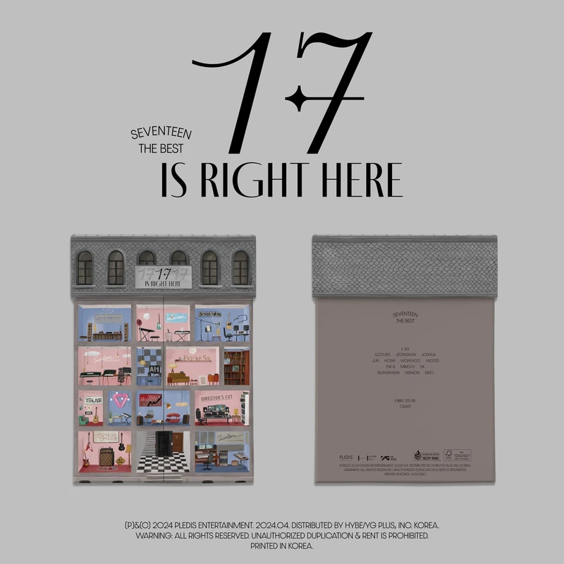 SEVENTEEN BEST ALBUM '17 IS RIGHT HERE'