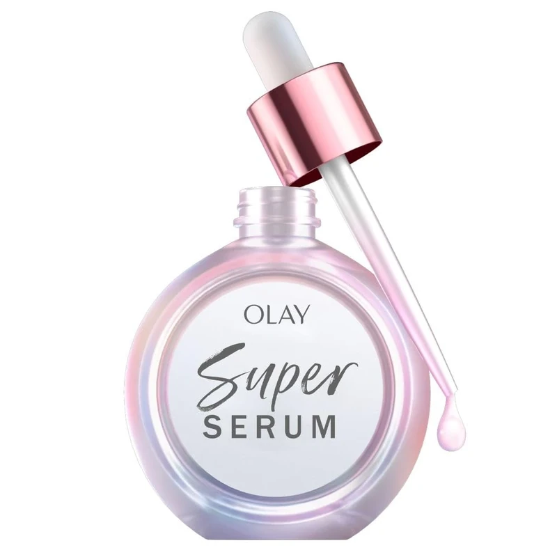 Olay Super Serum, Hydrating Face Serum with Vitamin C, Niacinamide, Collagen Peptide, Anti-Ageing & Brightening Skincare for a Youthful Glow, 30ml