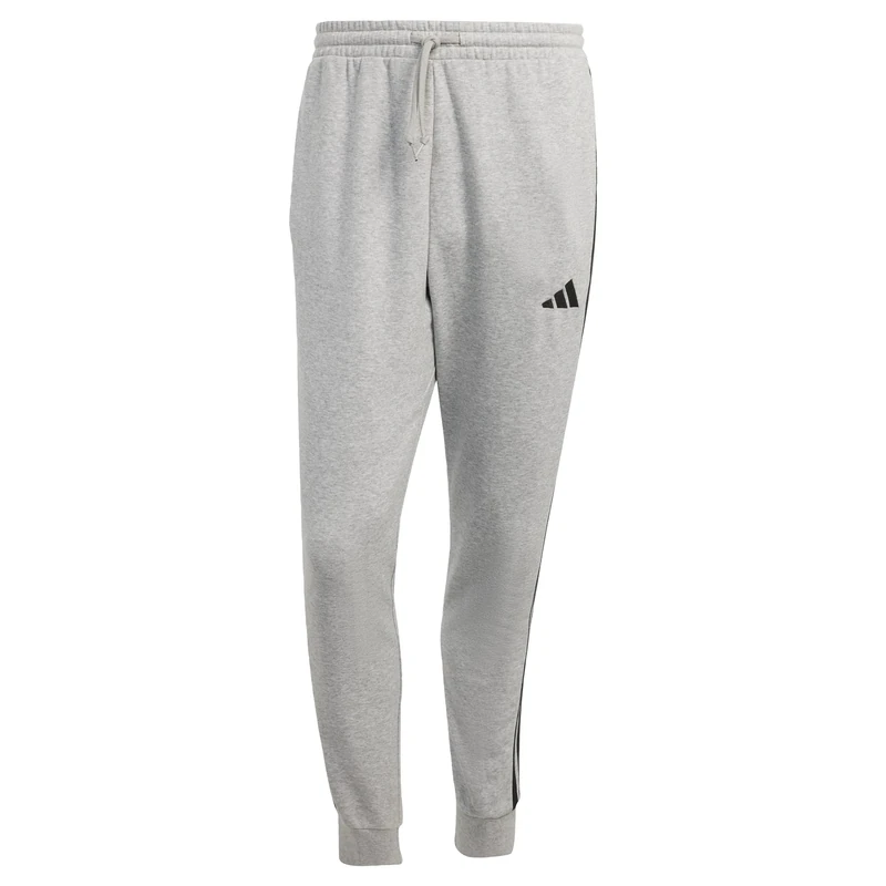adidas Men's Essential Three Stripes French Terry Pants - Grey